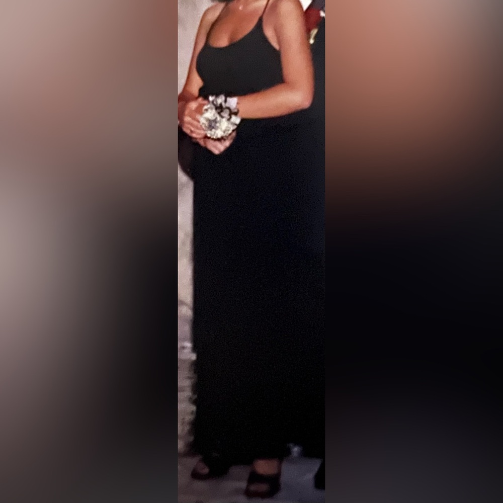 Juniors/Women RAMPAGE Black Spaghetti Strap Formal Dress